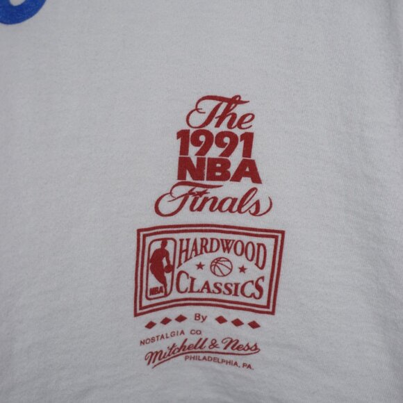 Chicago Bulls Mitchell & Ness White 1991 NBA Finals Champions - Picture 4 of 5